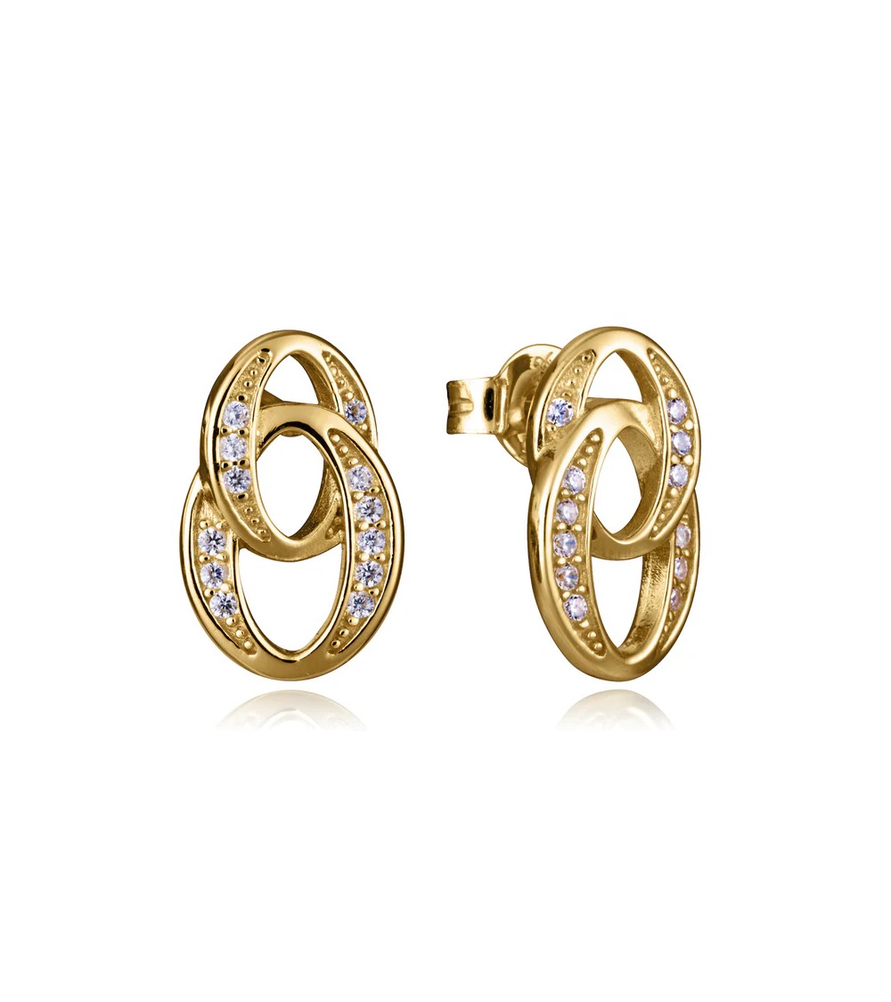 Pendientes Viceroy dorados circonitas 9134E100-30