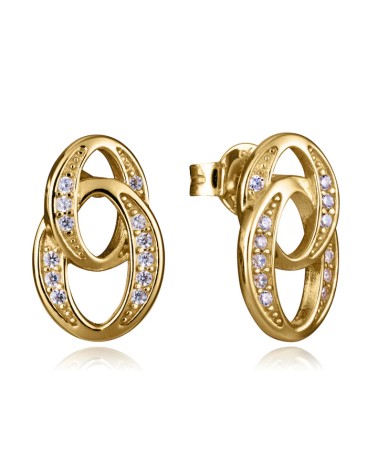 Pendientes Viceroy dorados circonitas 9134E100-30