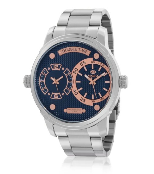 Reloj Marea XL acero azul rosado B54219/5