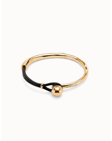 Pulsera semirígida Uno de 50 dorada PUL2551MROORO