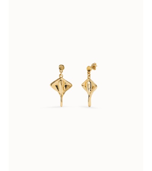 Pendientes Uno de 50 'Mantarraya' PEN0956ORO