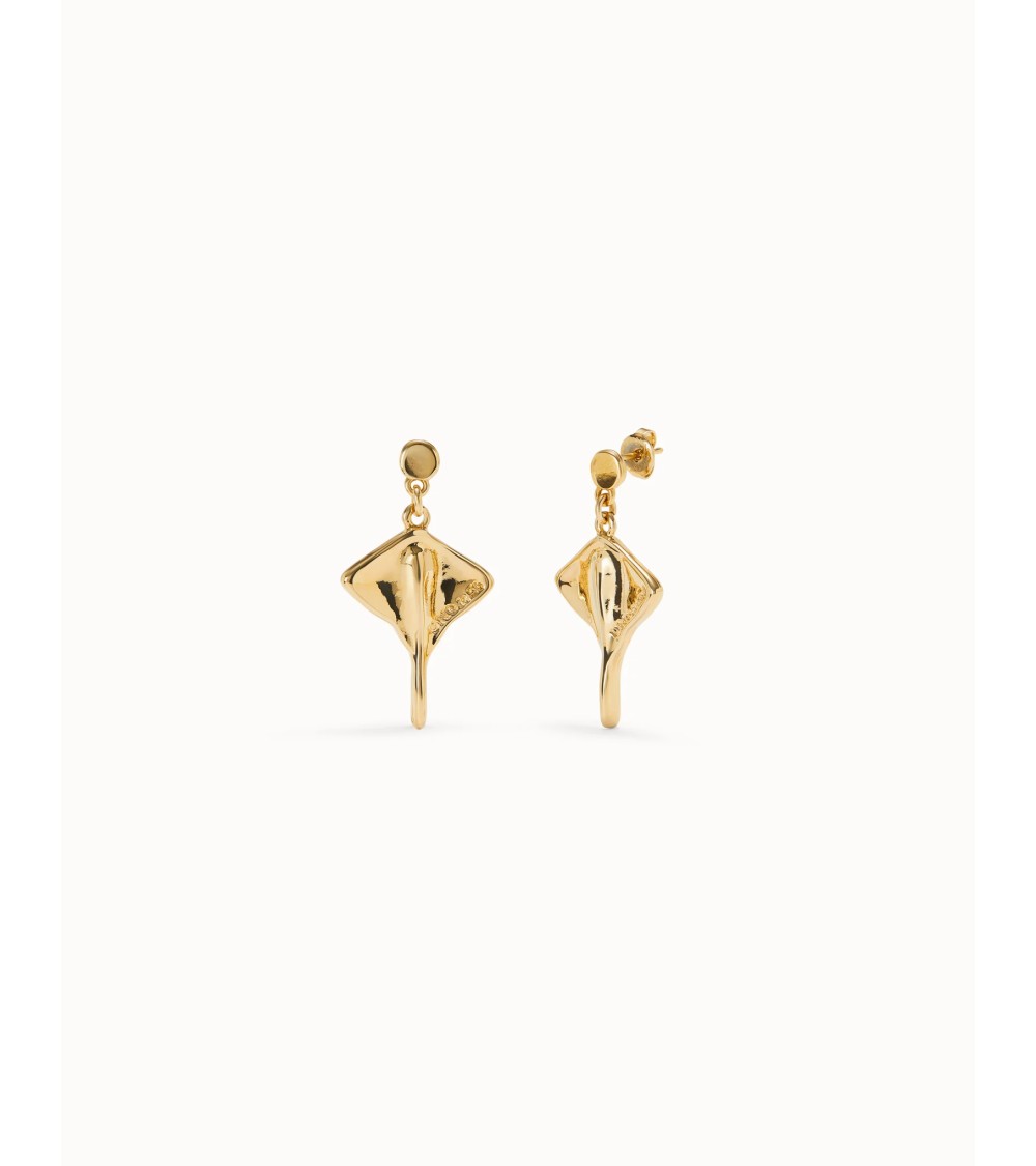 Pendientes Uno de 50 'Mantarraya' PEN0956ORO