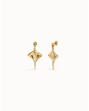 Pendientes Uno de 50 'Mantarraya' PEN0956ORO