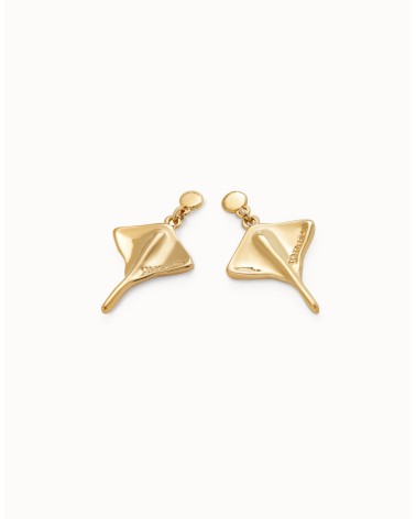 Pendientes Uno de 50 'Mantarraya' PEN0956ORO