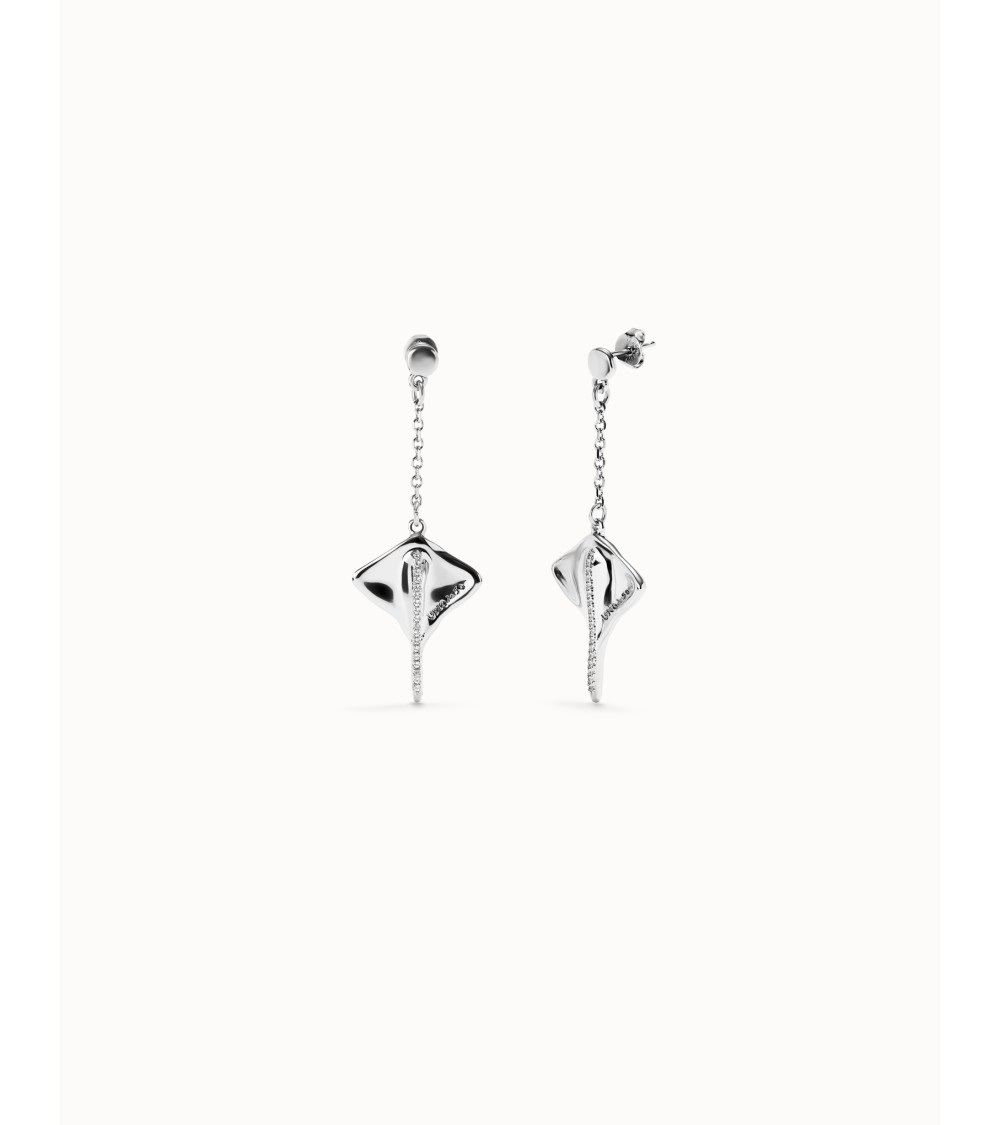 Pendientes largos Uno de 50 'Mantarraya' PEN1009