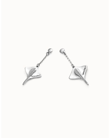 Pendientes largos Uno de 50 'Mantarraya' PEN1009