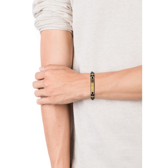 Pulsera dorada hombre Viceroy 75285P01011