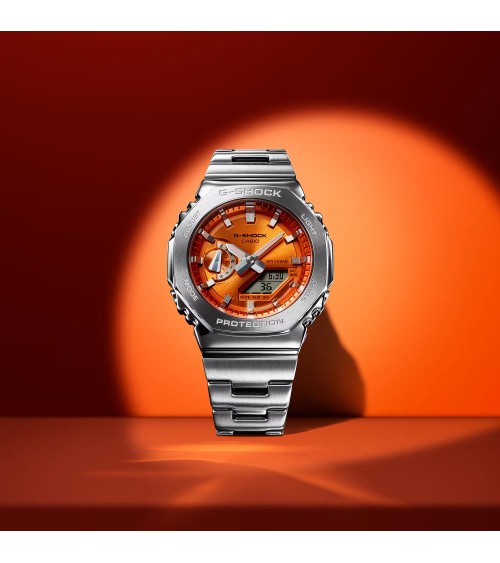 Reloj Casio G-SHOCK G-Steel Naranja GM-2110D-4A