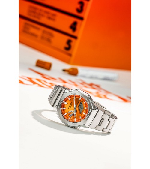 Reloj Casio G-SHOCK G-Steel Naranja GM-2110D-4A