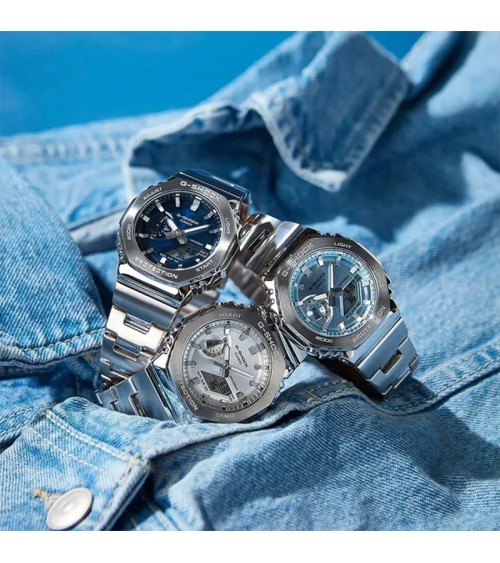Reloj Casio G-SHOCK G-Steel Azul Oscuro GM-2110D-2B