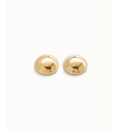 Pendientes Bola Uno de 50 PEN0996ORO Baño Oro 18K