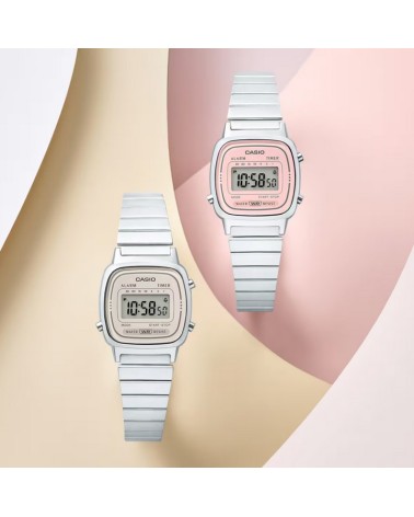 Reloj Casio Vintage LA670WEA-4A2 Digital Mujer Acero Rosa