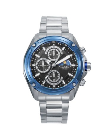 Reloj Viceroy de Hombre Cronógrafo de Acero IP Azul 401443-57