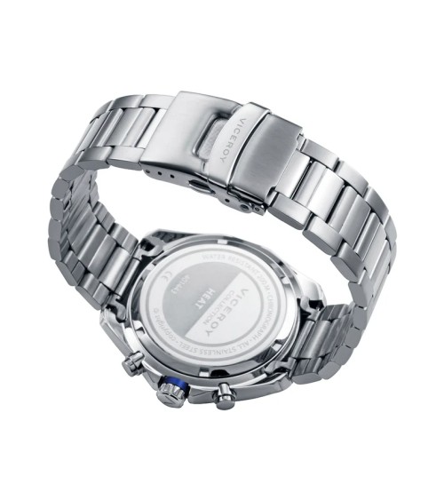 Reloj Viceroy de Hombre Cronógrafo de Acero IP Azul 401443-57