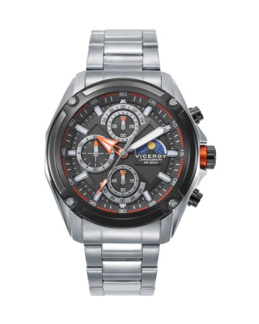 Reloj Viceroy de Hombre Heat Cronógrafo Acero IP Negro - Joyería Onix Lugo