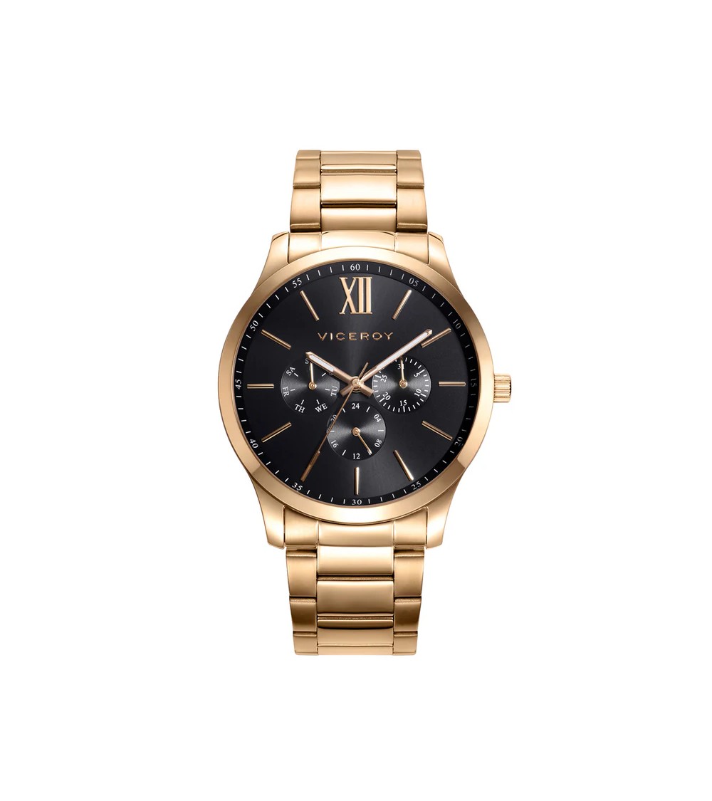 Reloj Viceroy Magnum 401187-93 para Hombre - Acero IP Dorado y Esfera con Detalles Brillantes