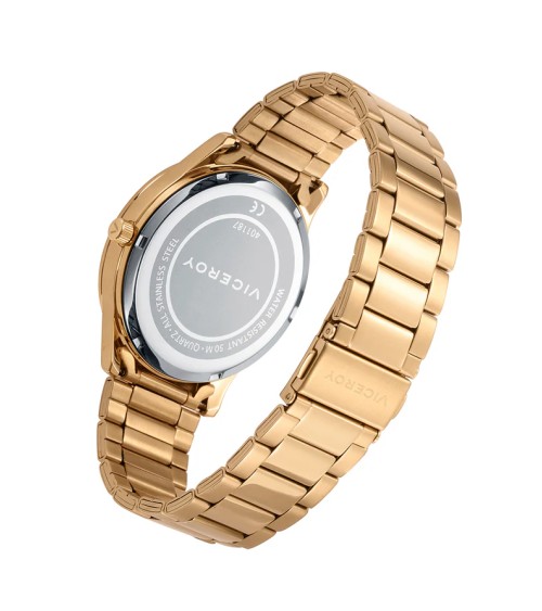 Reloj Viceroy Magnum 401187-93 para Hombre - Acero IP Dorado y Esfera con Detalles Brillantes