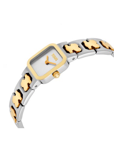 Reloj TOUS Icon Time Bicolor Osito Acero y Dorado
