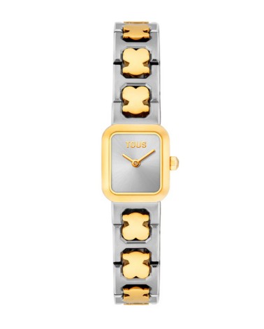Reloj TOUS Icon Time Bicolor Osito Acero y Dorado