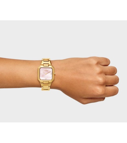 Reloj TOUS Karat Dorado con Esfera de Nácar Rosa