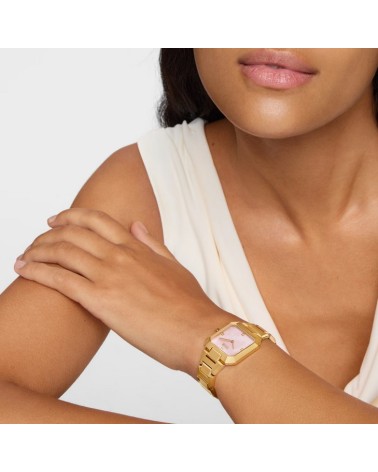 Reloj TOUS Karat Dorado con Esfera de Nácar Rosa
