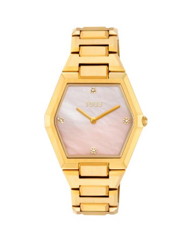 Reloj TOUS Karat 33 mm Dorado con Nácar Rosa