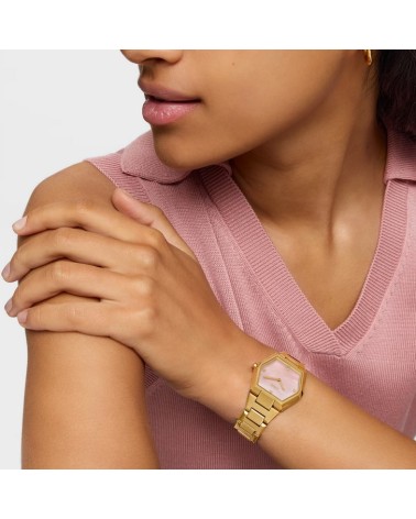 Reloj TOUS Karat 33 mm Dorado con Nácar Rosa