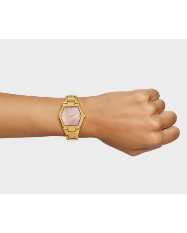 Reloj TOUS Karat 33 mm Dorado con Nácar Rosa