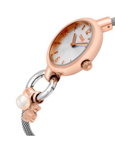 Reloj TOUS Hold Charms Acero & Rosado – Estilo Convertible 3000144200