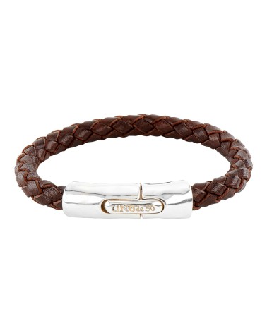 Pulsera UNOde50 PUL2002 Stable – Cuero y Plata