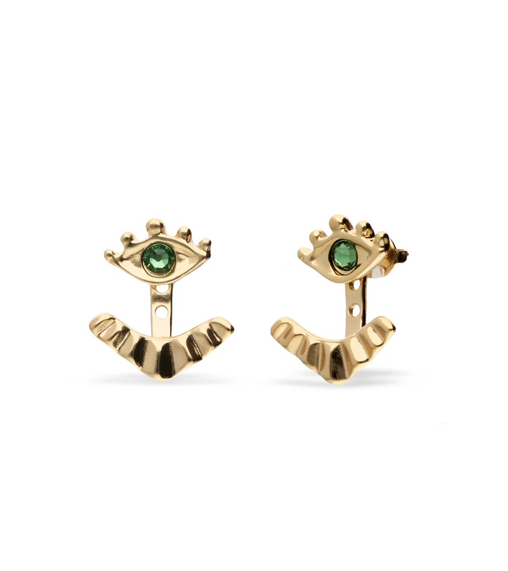 Pendientes UNO de 50 PEN1006VRDORO