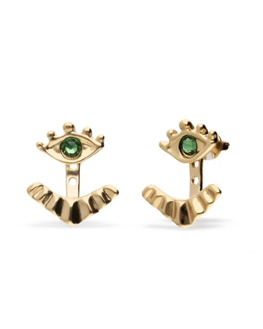 Pendientes UNO de 50 PEN1006VRDORO