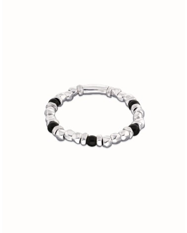 Pulsera UNOde50 PUL2585NGR con cristales negros