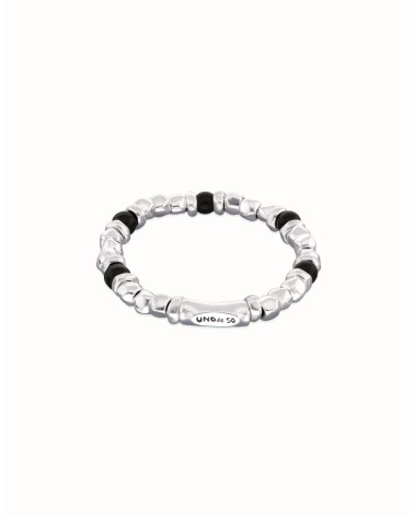 Pulsera UNOde50 PUL2585NGR con cristales negros