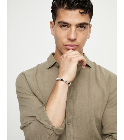 Pulsera UNOde50 PUL2585NGR con cristales negros