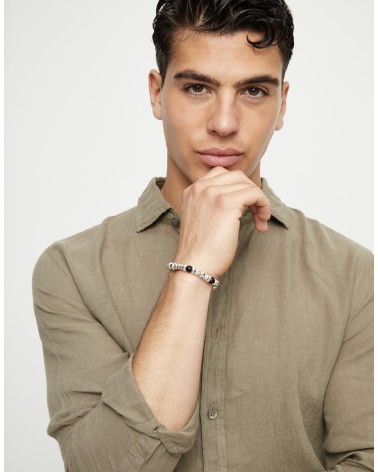 Pulsera UNOde50 PUL2585NGR con cristales negros