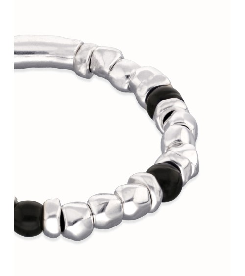Pulsera UNOde50 PUL2585NGR con cristales negros