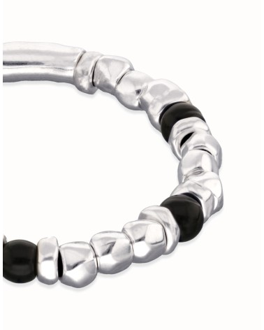 Pulsera UNOde50 PUL2585NGR con cristales negros