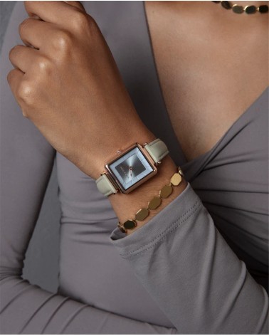 Pulsera Viceroy 15159P01012 – acero IP dorado con placas modernas