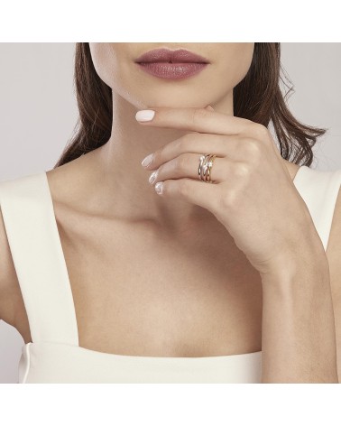 Anillo Mabina 523234 – Solitario Plata 925 con Baño Oro | Elegancia atemporal