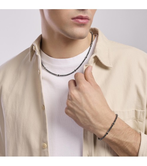 Pulsera de Hombre Mabina 533855 ROUTE 66: Plata 925