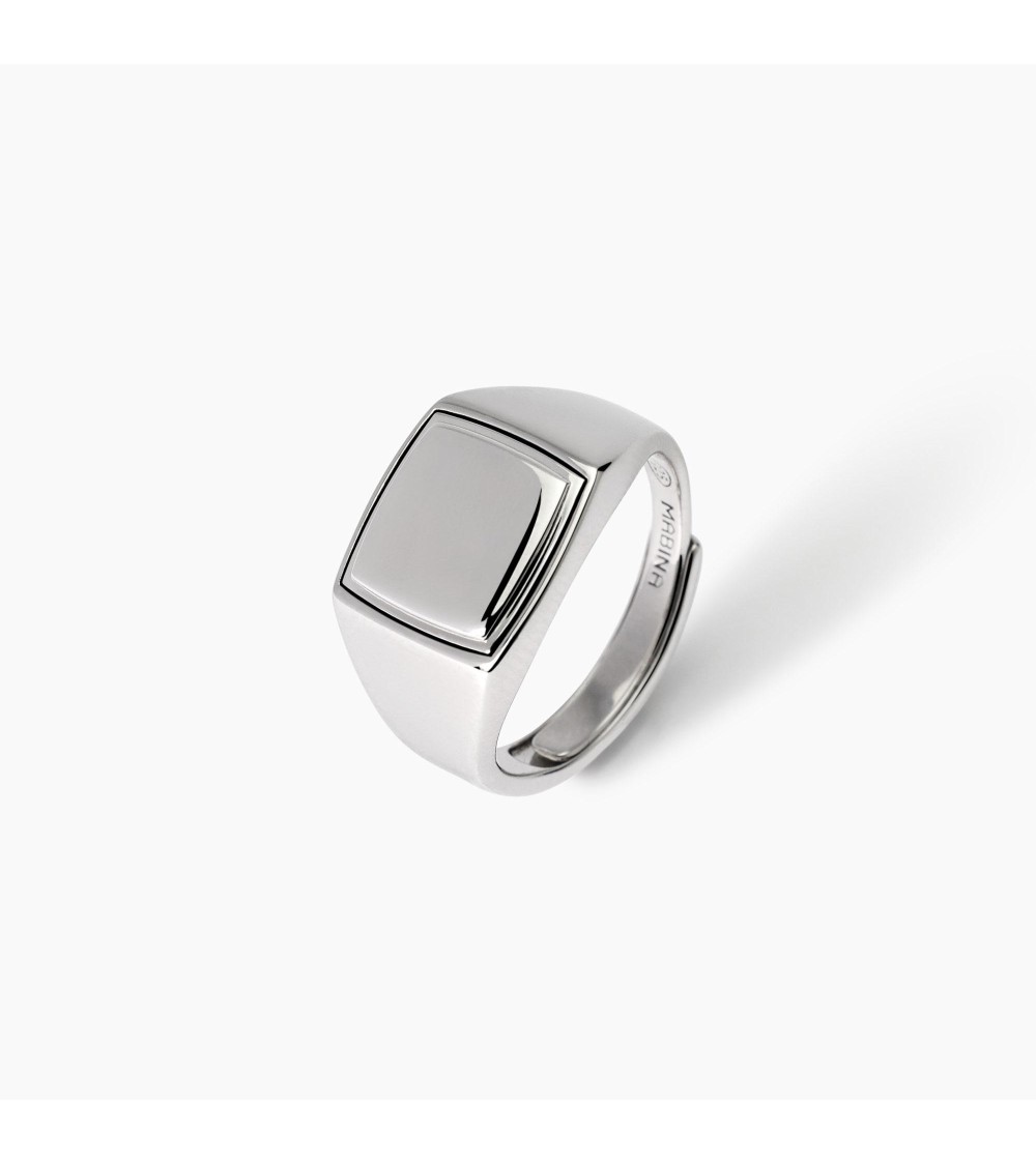Anillo Sello de Hombre Mabina 523447 FOCUS
