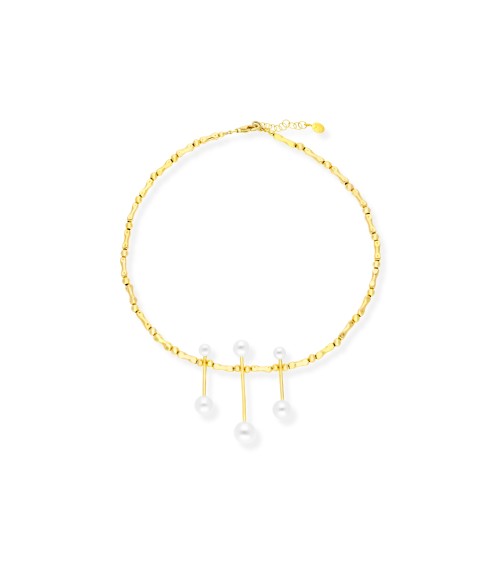 Choker Rígido YOSHU 91259GD TSURU: Plata Dorada