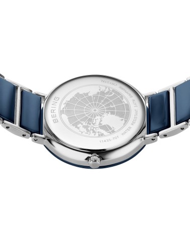 Reloj BERING Ceramic 11435-707: Azul Cerámica
