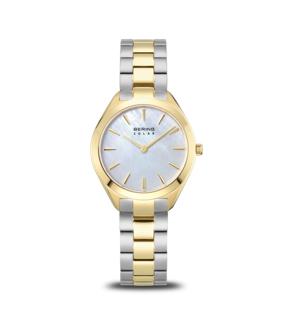 Reloj BERING Solar 17331-710: Bicolor Plata/Oro