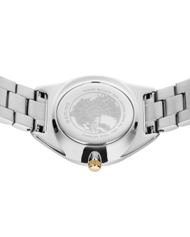 Reloj BERING Solar 17331-710: Bicolor Plata/Oro