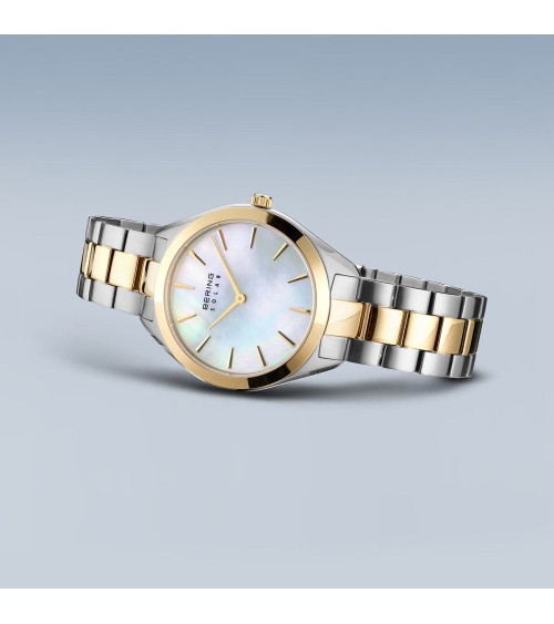 Reloj BERING Solar 17331-710: Bicolor Plata/Oro