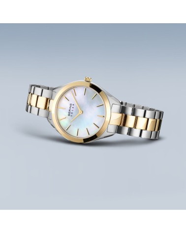 Reloj BERING Solar 17331-710: Bicolor Plata/Oro