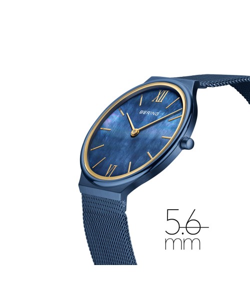 Reloj BERING Ultra Slim 18434-397: Nácar Azul