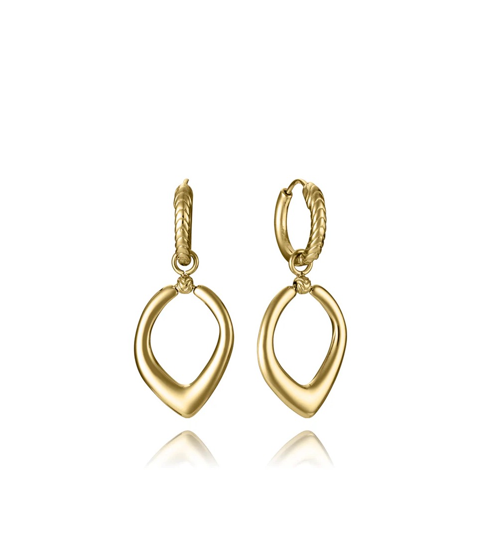 Pendientes Viceroy Mujer 15189E01012 - Aro con Colgante Reversible